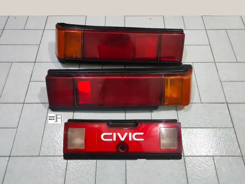 Set Stoplamp Garnish Lampu Tengah Belakang Honda Civic Wonder SB3 Ori