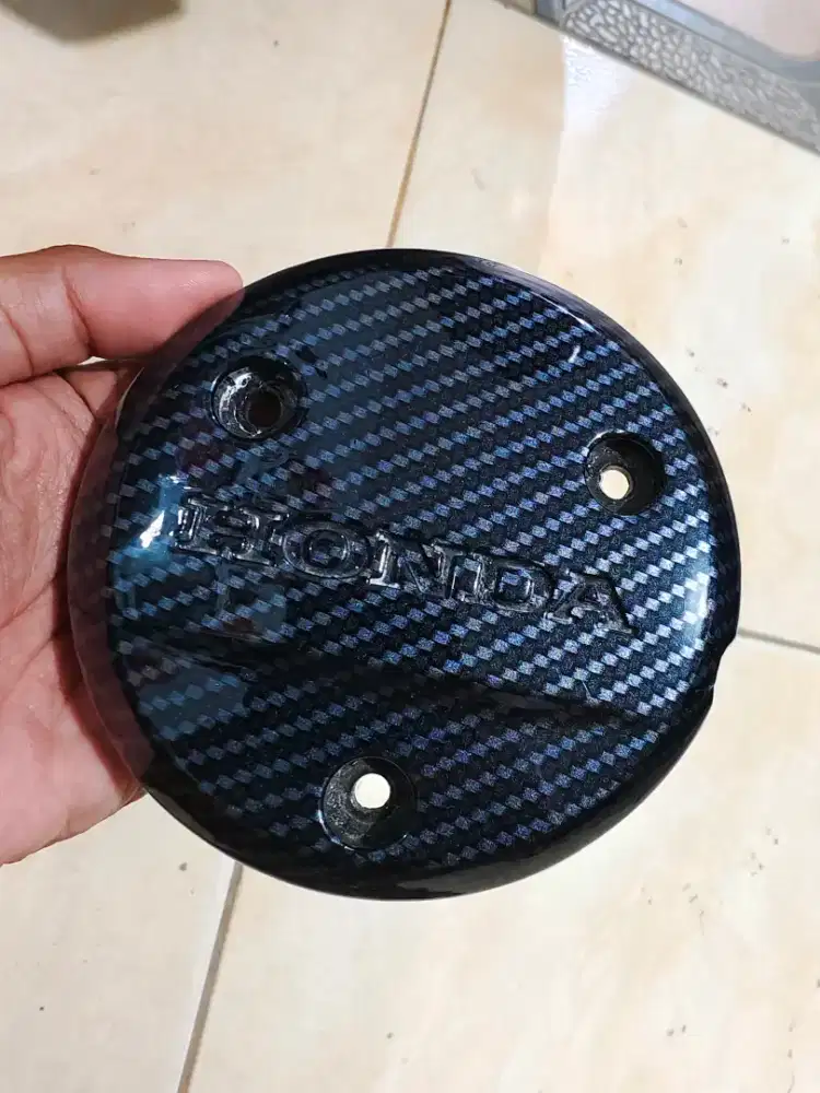Tutup cover bak ori honda supra sudah di carbon