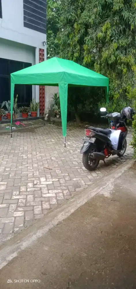 Ready ya tenda stand bongkar pasang dan lipat.