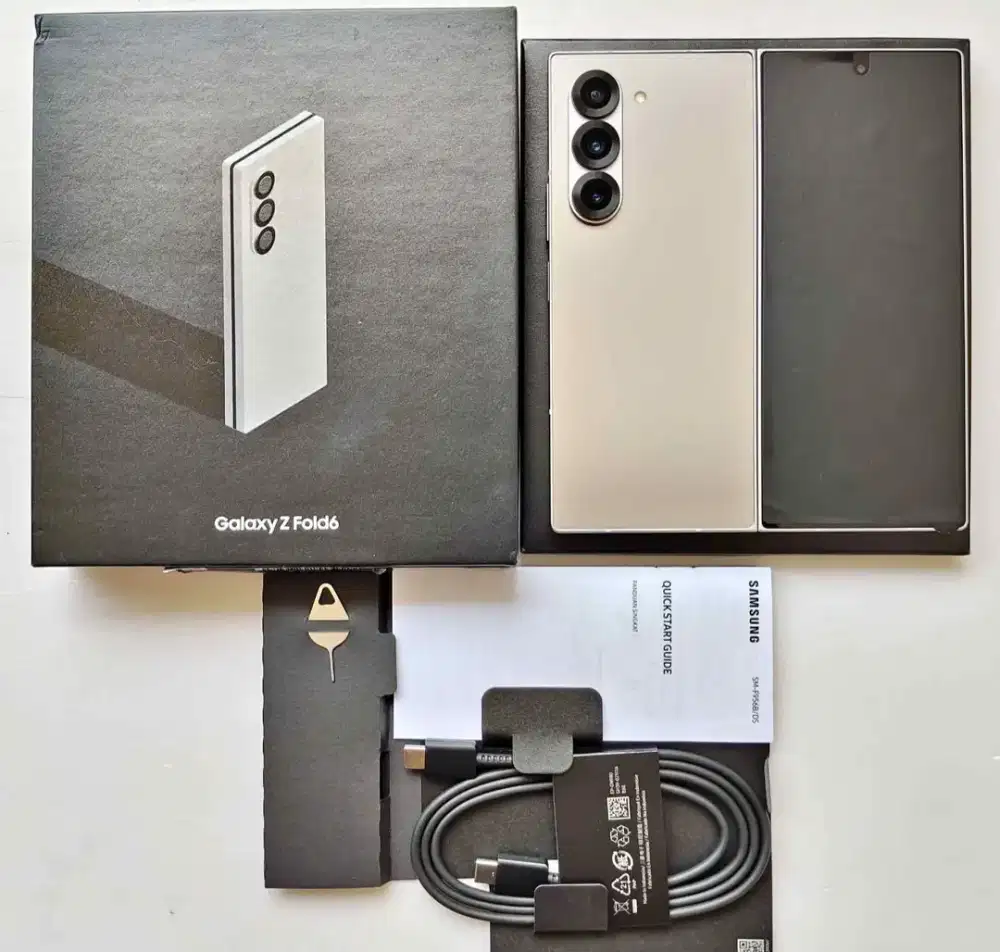 SAMSUNG Z FOLD 6 12/1TB ORIGINAL SEIN FULLSET MULUS NOMINUS