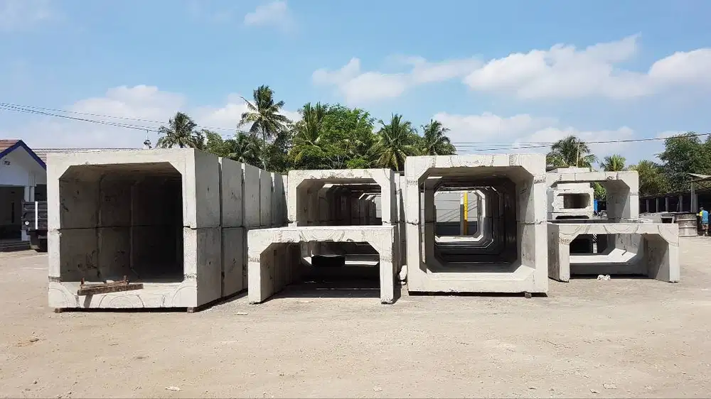Pagar Beton Precast, U Ditch & Box Culvert
