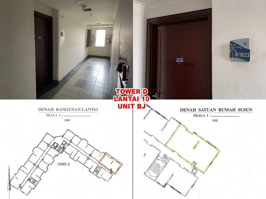 Dijual unit apartemen 3br (SHM) di Mediterania Marina Ancol