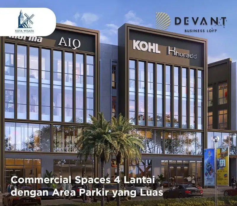 RUKO KOMERSIAL DEVANT KOTA WISATA, DEKAT GERBANG TOL!