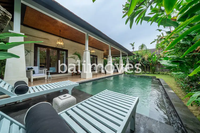 Vila Modern Tiga Kamar Tidur Yang Baru Direnovasi Di Sanur