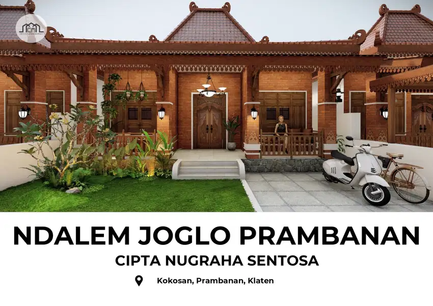 KLASIK CANTIK. UNIT JOGLO TIPE 60 LT 108 M2 HANYA 725 JT DI PRAMBANAN