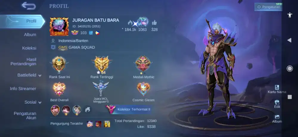 Akun mobile legends