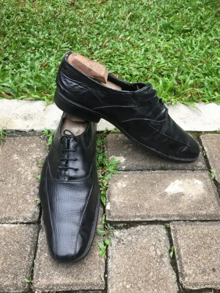 Sepatu Second Original Kulit Oxford Crocodile