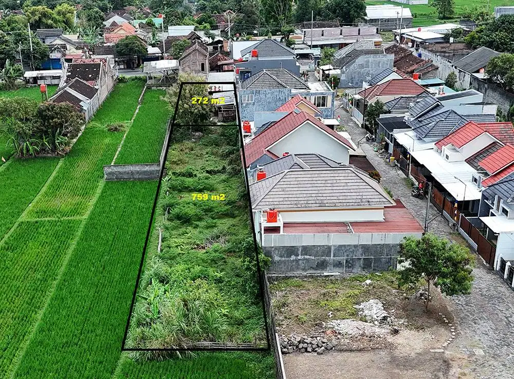 Jual Tanah Murah 2jt/m Pinggir Jalan Parangtritis