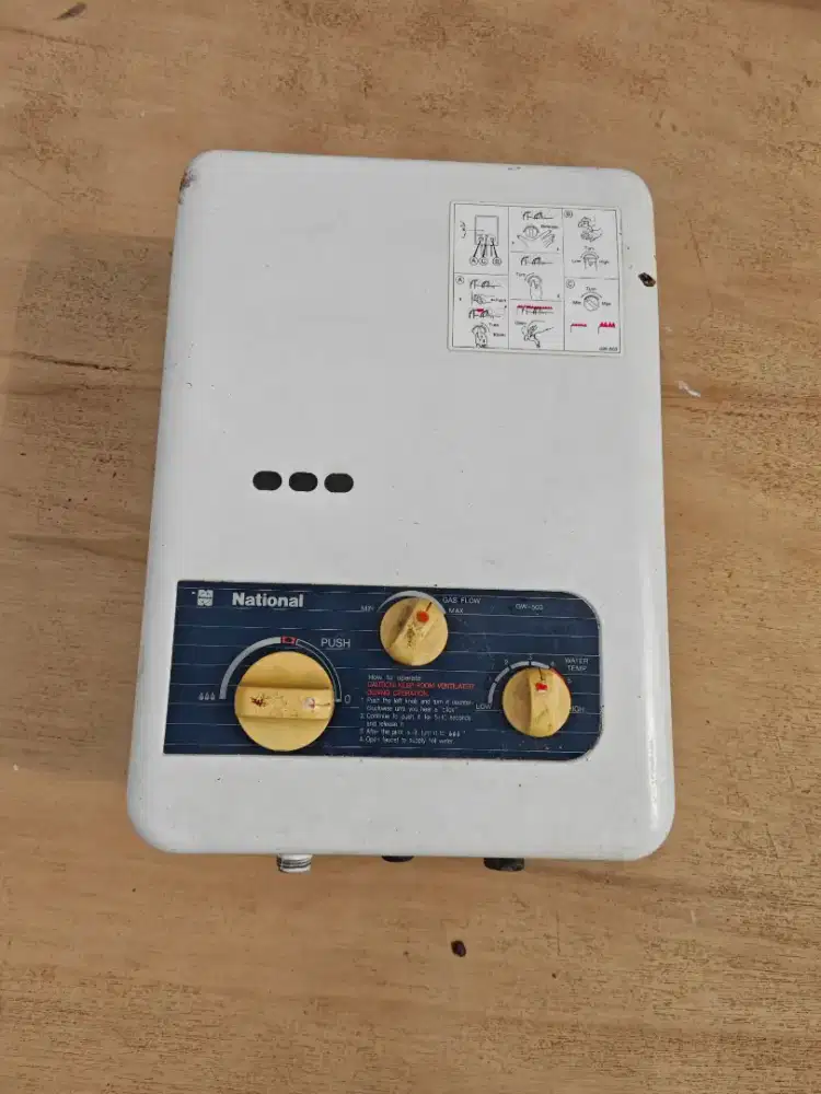 Water heater gas merk no 1 di Indo national