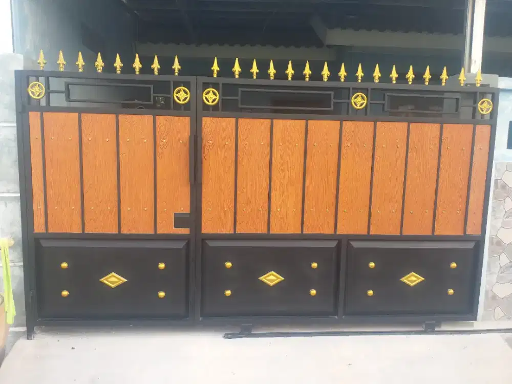 Pagar motip GRC plat bending