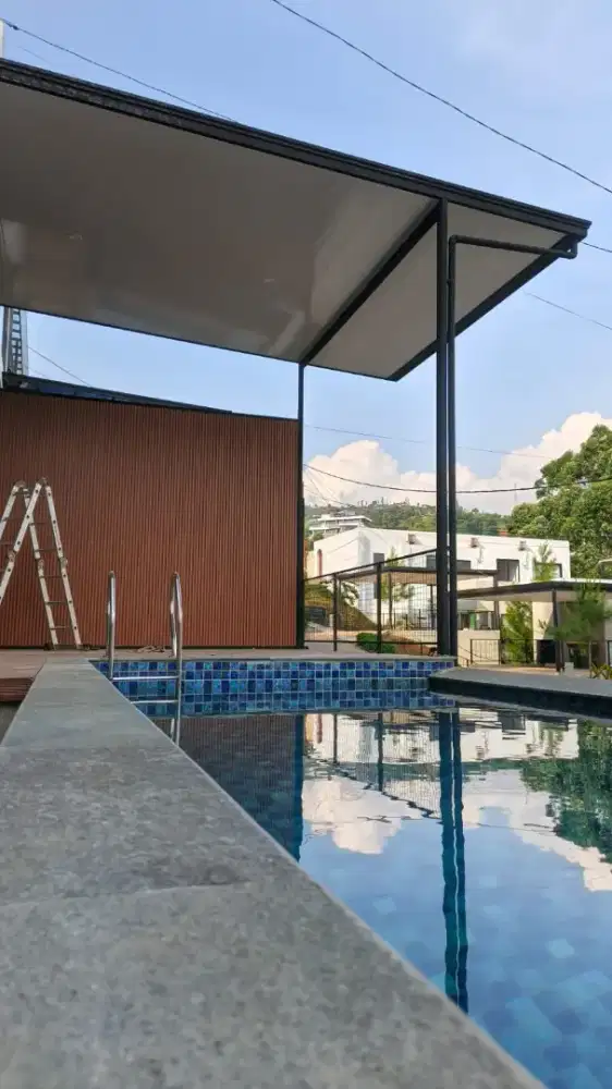 Kanopi plafon dan pagar