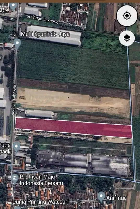 lahan industri murah balongbendo sidoarjo
