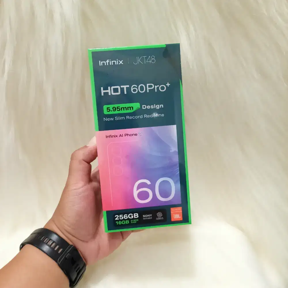 Infinix Hot 60 Pro+ Plus 8/256 8/128 G  New Baru Murah Garansi 1 Tahun