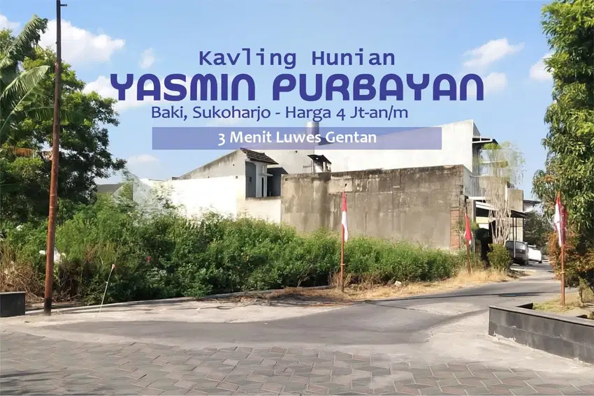 Kavling Purbayan, 4 Jutaan/m, 10 Menit Underpass Makamhaji