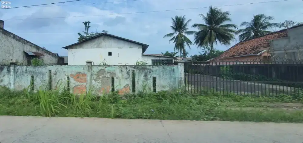 Disewakan Gudang + Tanah Lokasi di Jalan as Talang Jambe