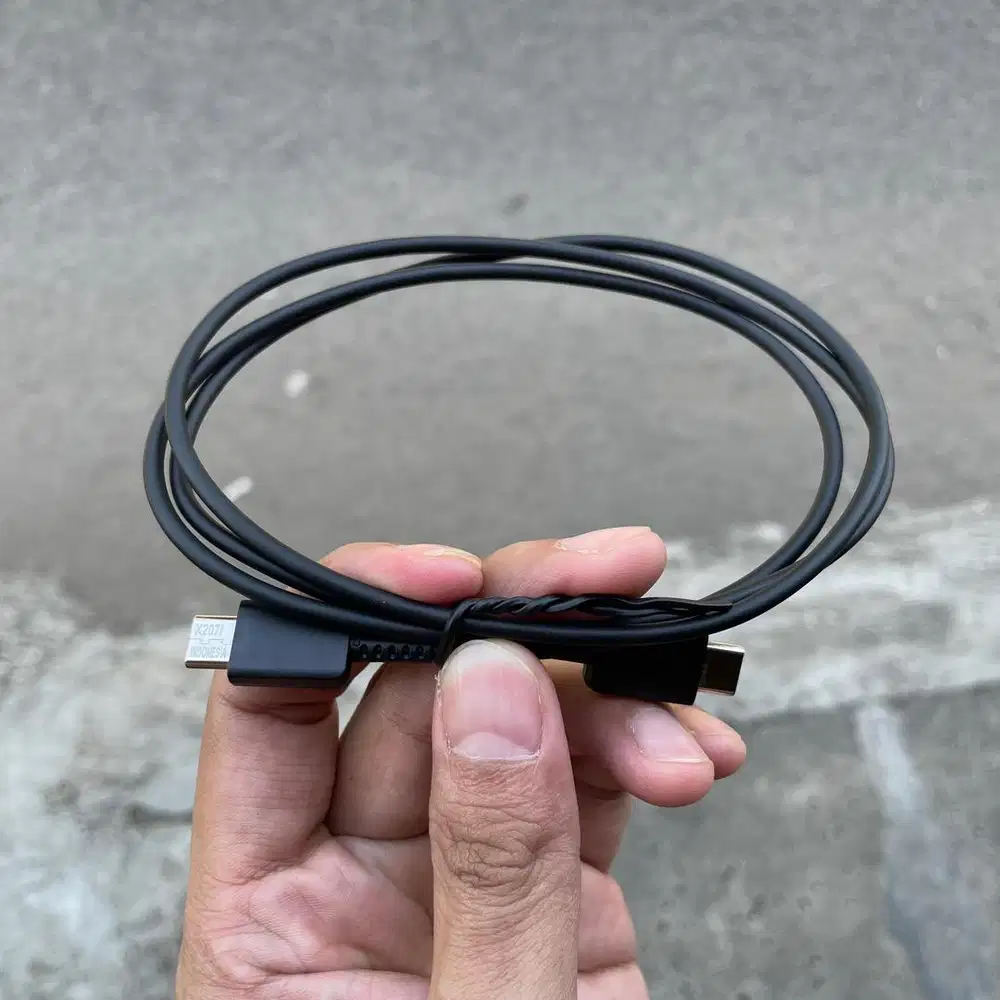 KABEL DATA CHARGER SAMSUNG ORIGINAL 3A TYPE C TO C - BLACK