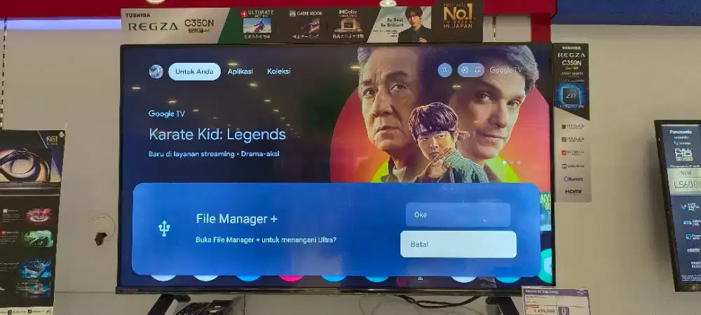 TOSHIBA UHD GOOGLE TV 43 INCH (KREDIT TANPA DP)