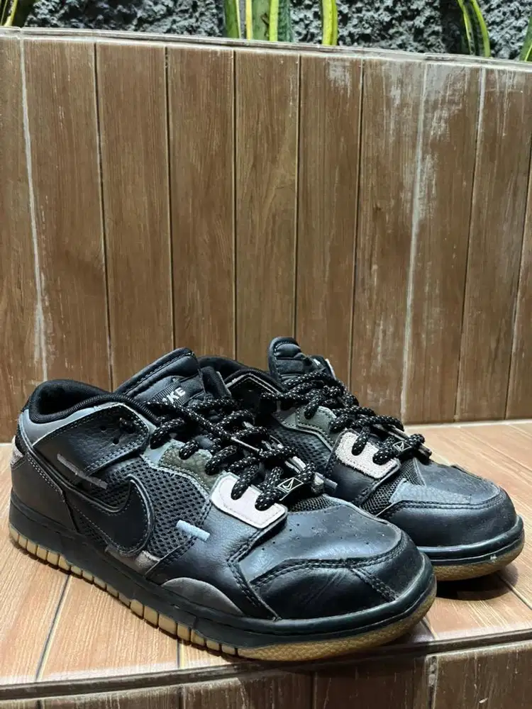 Nike Dunk Low Scrap Black Size 44