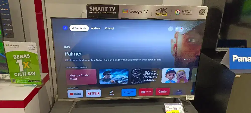 PANASONIC 4K GOOGLE TV 43 INCH (KREDIT TANPA DP)