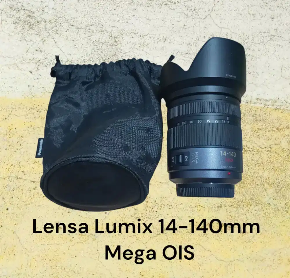 Lensa Lumix 14-140mm Mega OIS