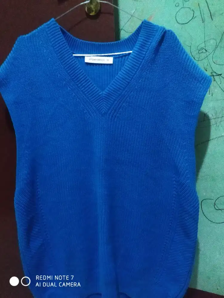 Vest rajut permi wanita