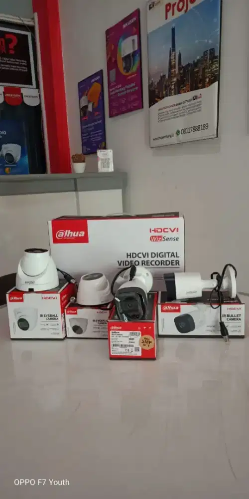 PAKET 10 CAMERA DAHUA 2MP IR BESERTA PEMASANGAN