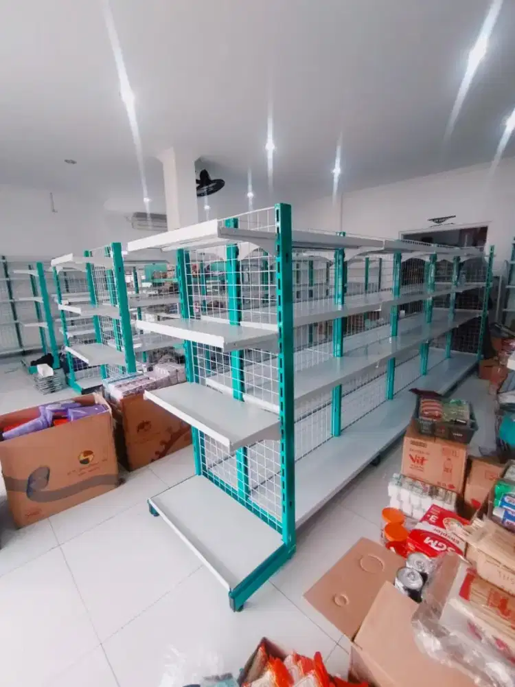 RAK GONDOLA MINIMARKET BARU DAN BEKAS