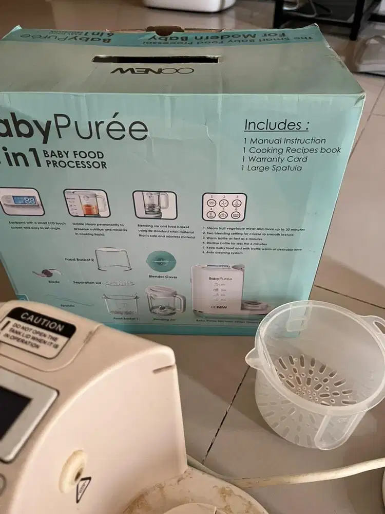 Babypuree 6 in 1 food processor