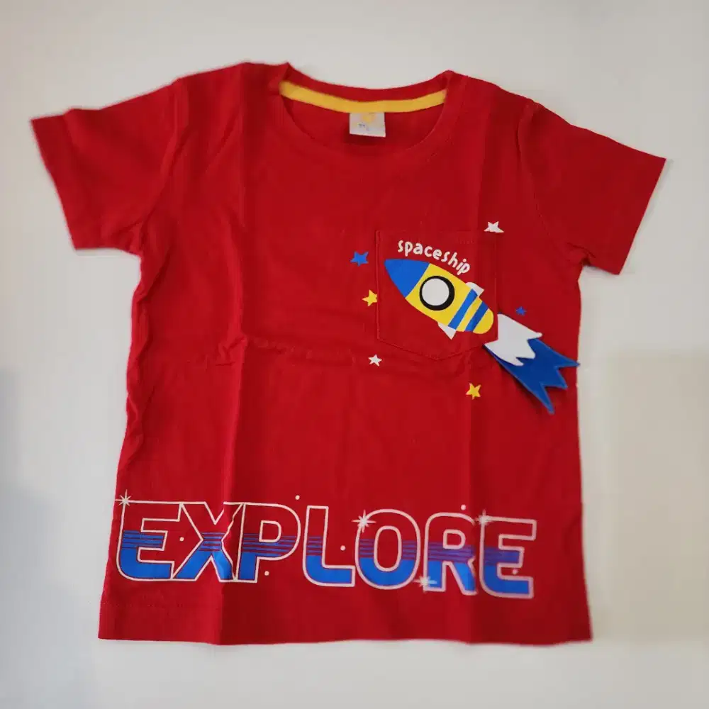 Kaos Anak laki laki usia 3-5 Tahun merk little M dll