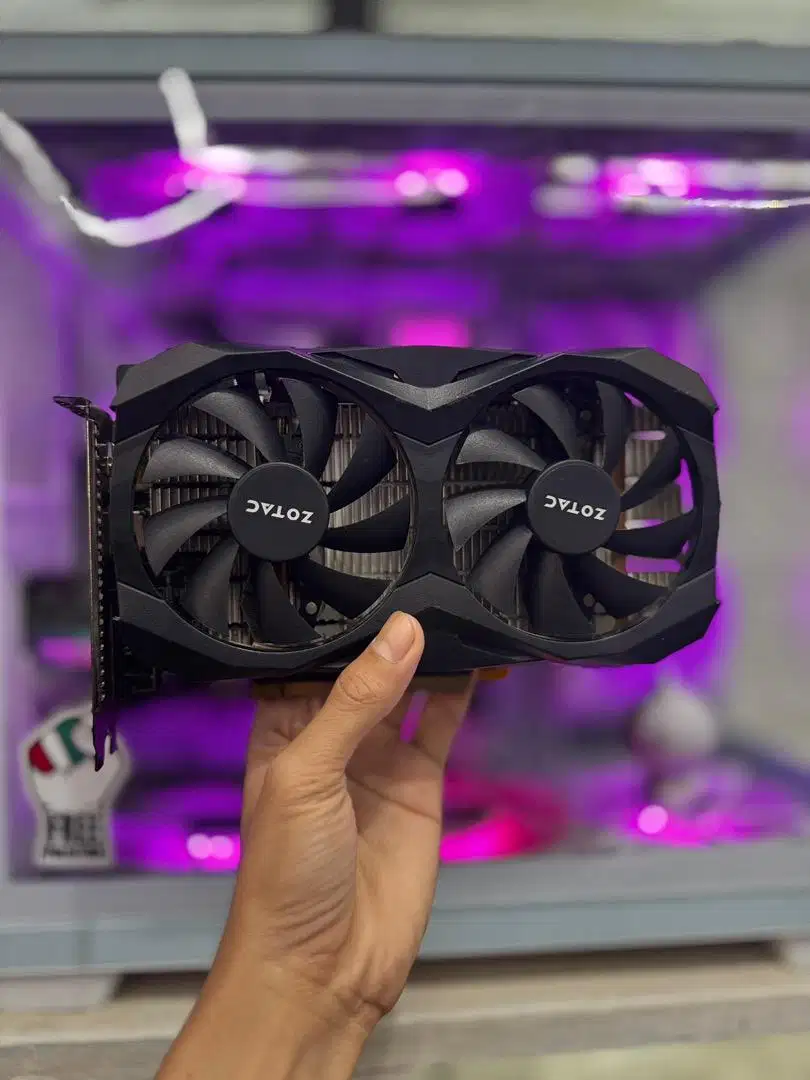 VGA ZOTAC GTX 1660 TI 6GB DDR6 192BIT DUAL FAN OC SIAP PAKE BISA TT