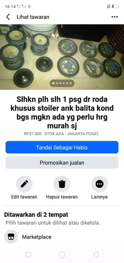 Slhkn plh slh 1 psg dr roda khusus stoiler kond bgs mgkn ada yg perlu