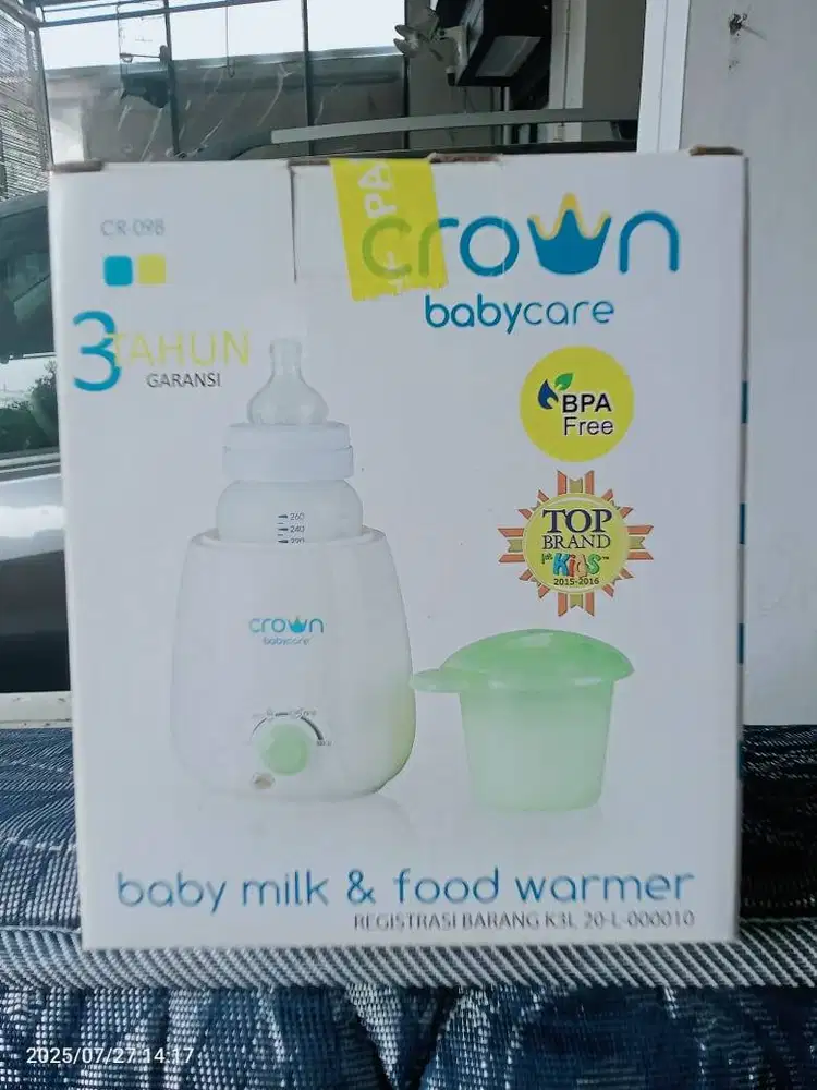 Penghangat/Pemanas Susu ASI Merk CROWN