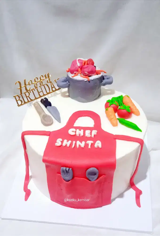 Kue ulang tahun tema masak