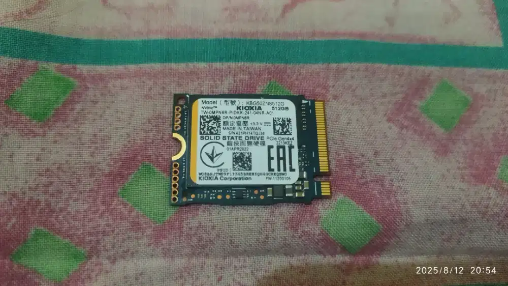 DIJUAL SSD NVME 512GB