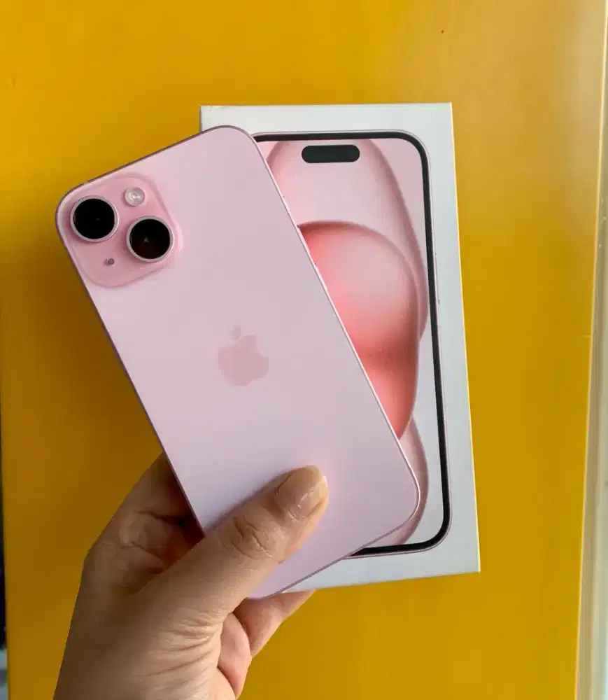 iPhone 15 128gb All Operator No Minus Fullset Pink