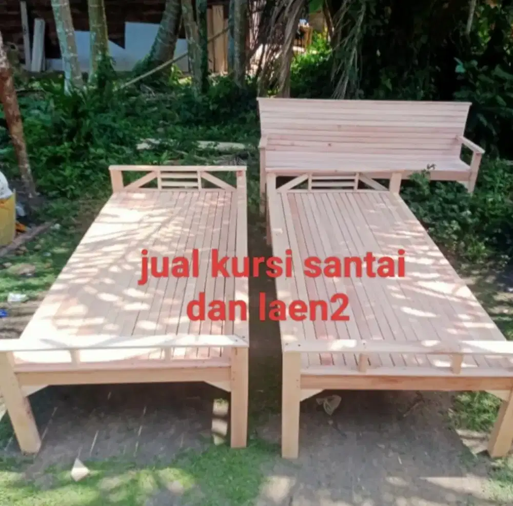 Jual kursi kayu tangga lipat tirai gulung dan laen2