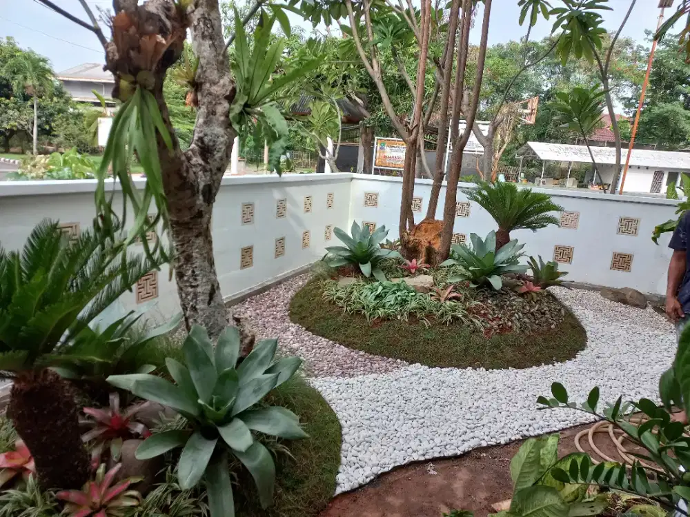 Taman minimalis dekorasi taman halaman rumah