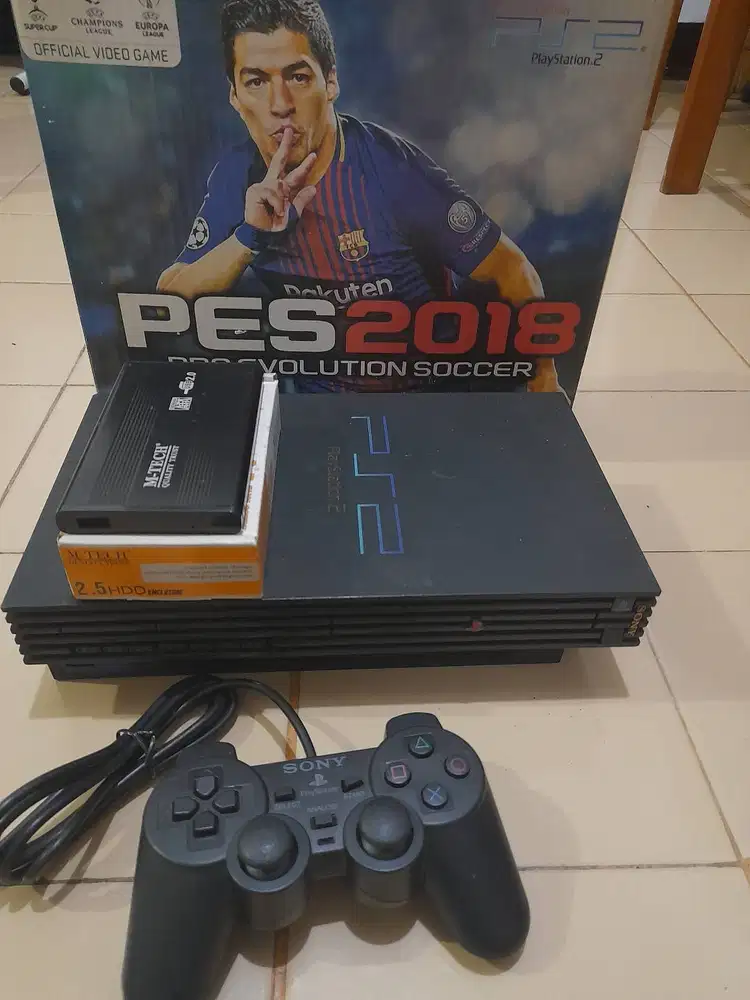 PS 2 FAT Tebel Awet Seri 5000 Hardis external 160gb Fullgame