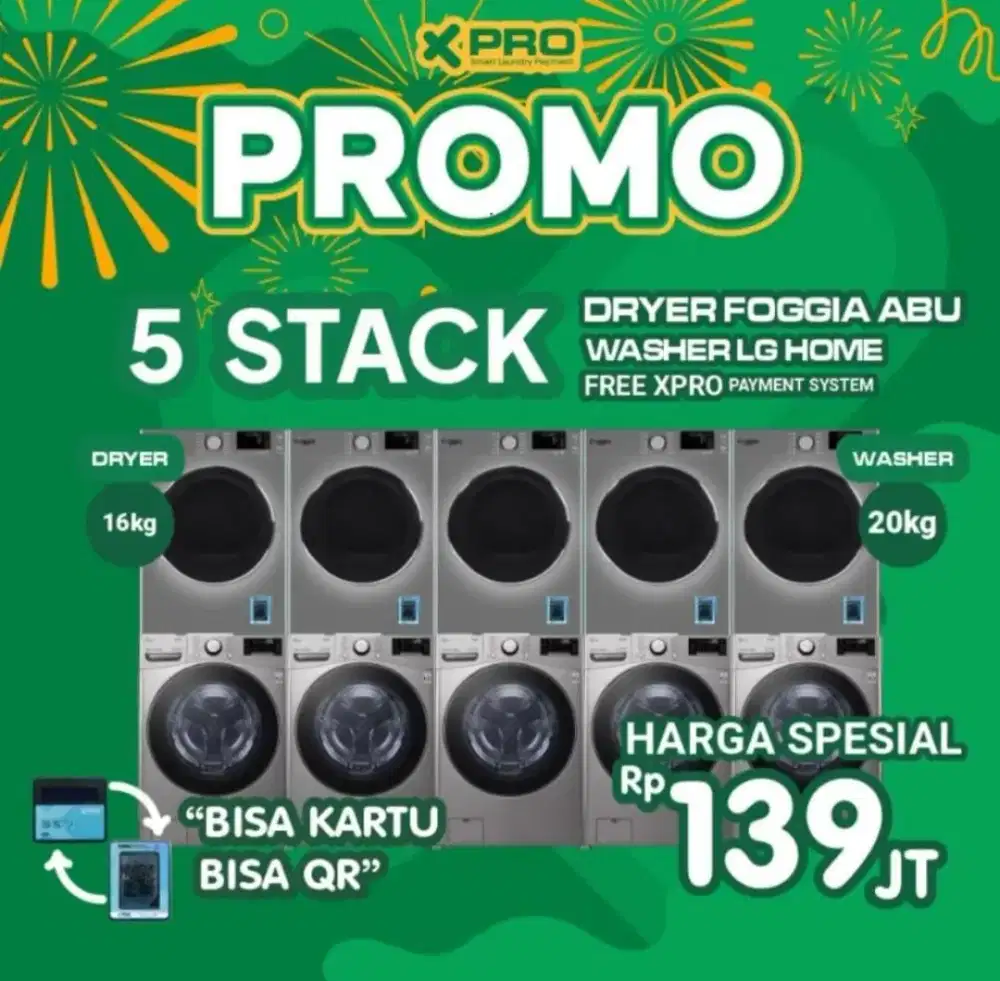 Paket promo murah usaha laundry