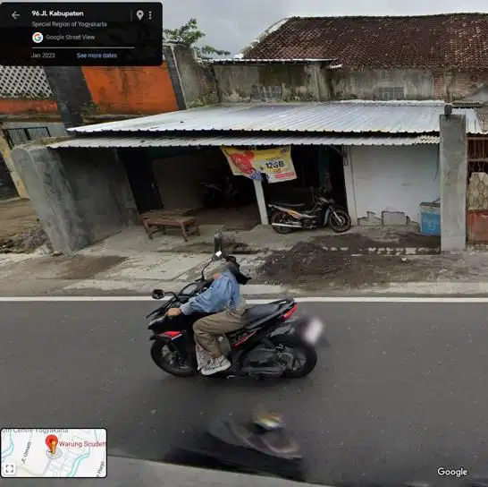 Nego langsung Pemilik. Dijual Tanah + Bangunan di Jln Kabupaten km 4,5