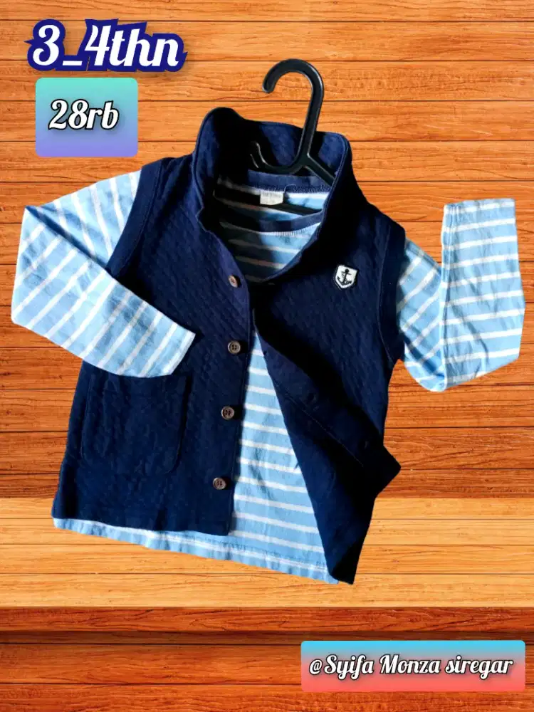 Atasan anak cowo size 3_8thn