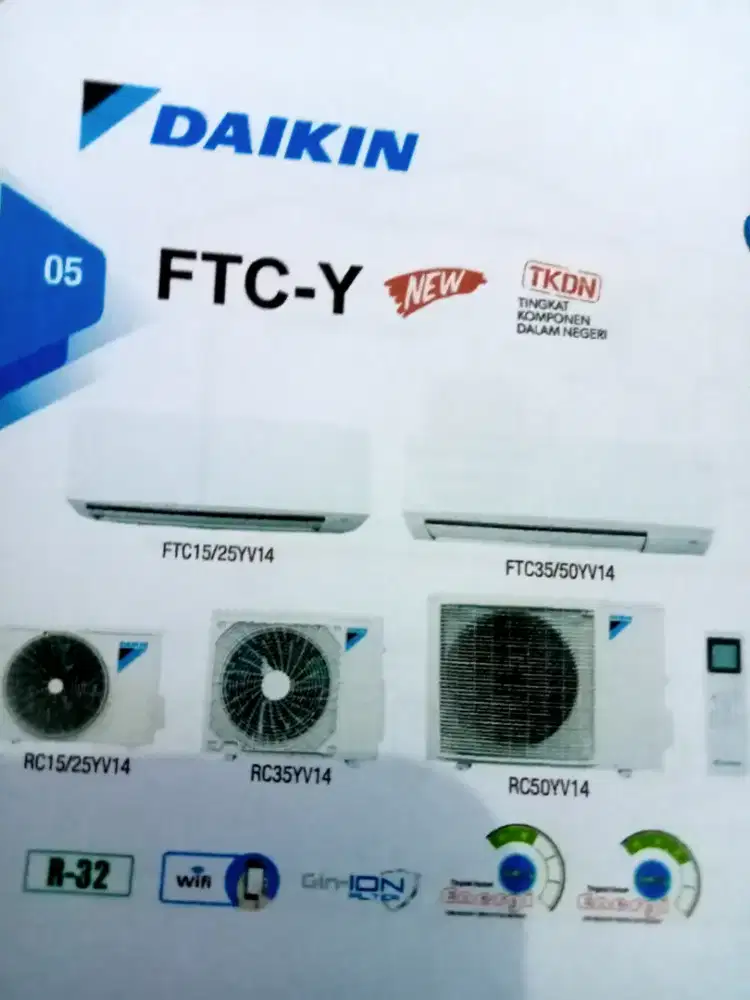 AC Daikin (0.5 PK,1 PK,1.5 PK,2 PK ) Standar