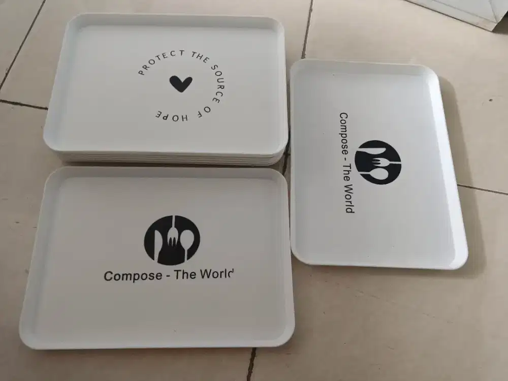 Dijual nampan plastik 14 pcs