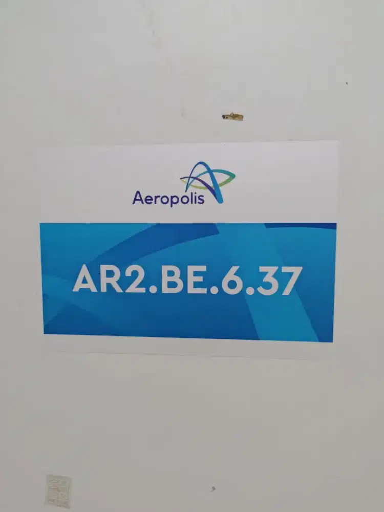 Jual butuh uang BU Apartemen Aeropolis dekat bandara Soekarno Hatta