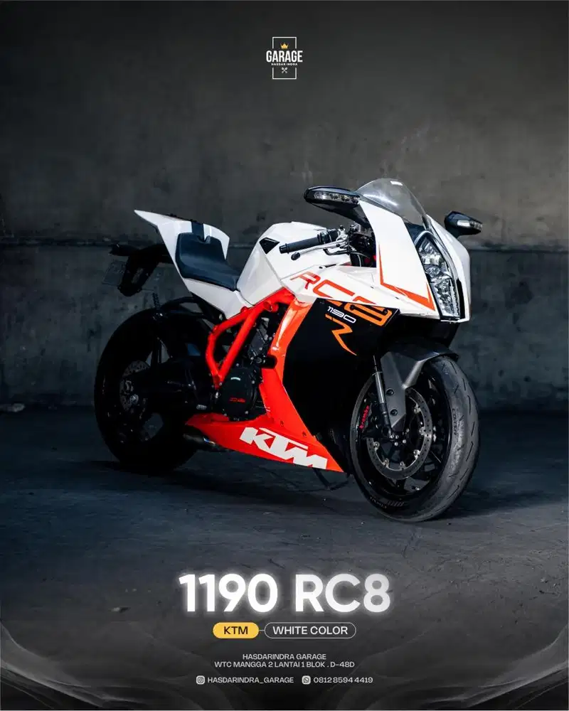 KTM 1190 RC8R 2015 rare dan like new bs TT
