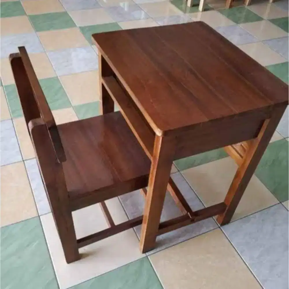 Meja Impres Meja Sekolah Murah Kursi Sekolah Kayu Jati Grosir Furnitur
