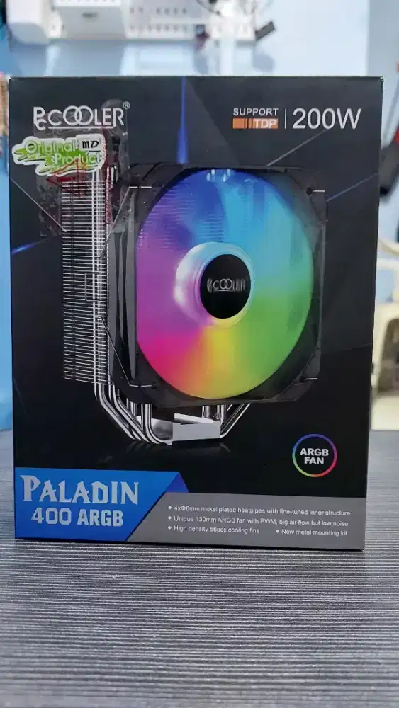 PC Cooler Paladin 400 ARGB - CPU Cooler Fan - Kondisi Mulus & Normal