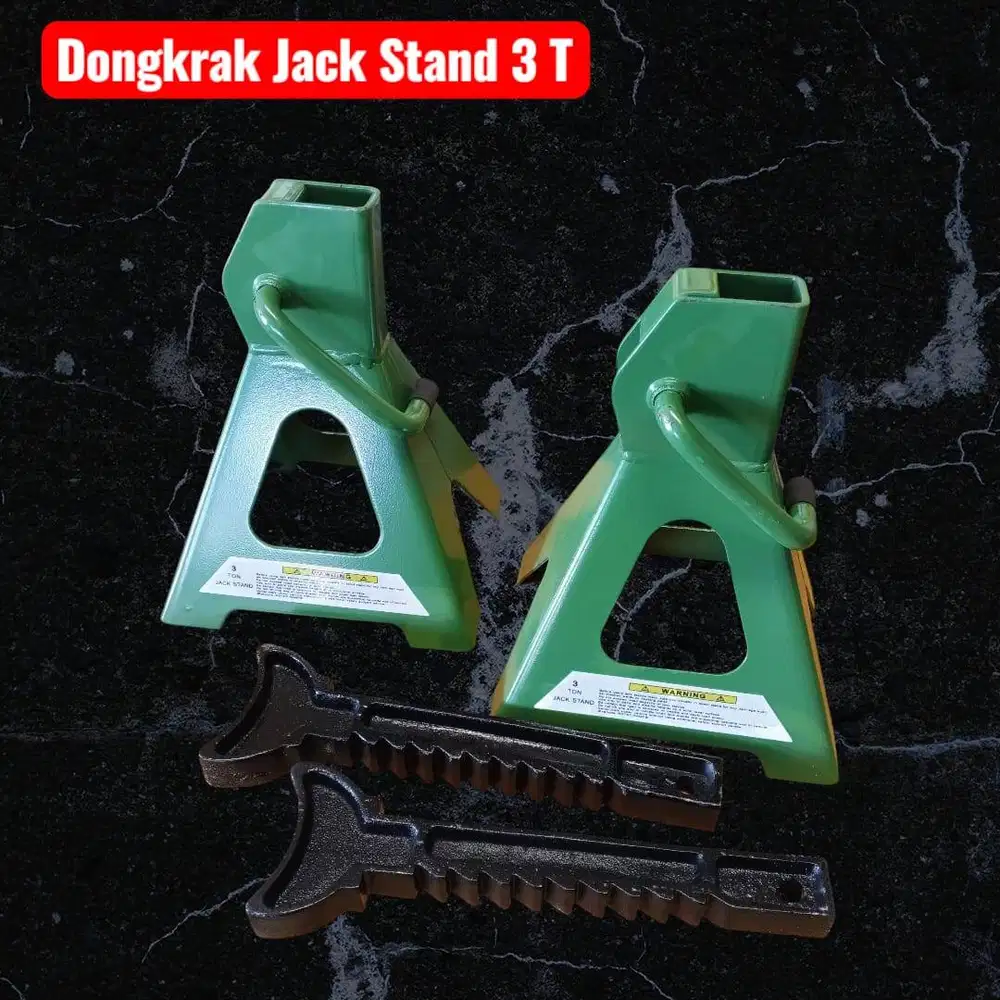 Dongkrak Tahanan / Stand Jack 3 Ton - STRONG MAIN