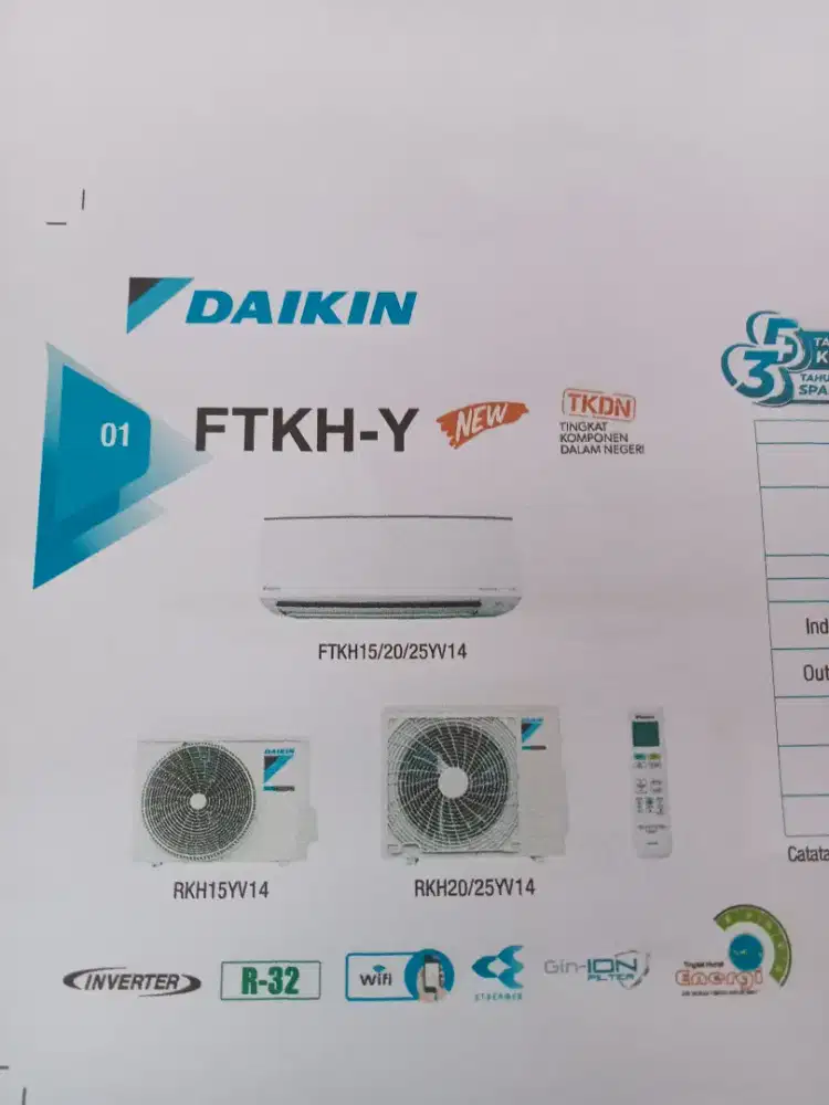 AC DAIKIN INVERTER