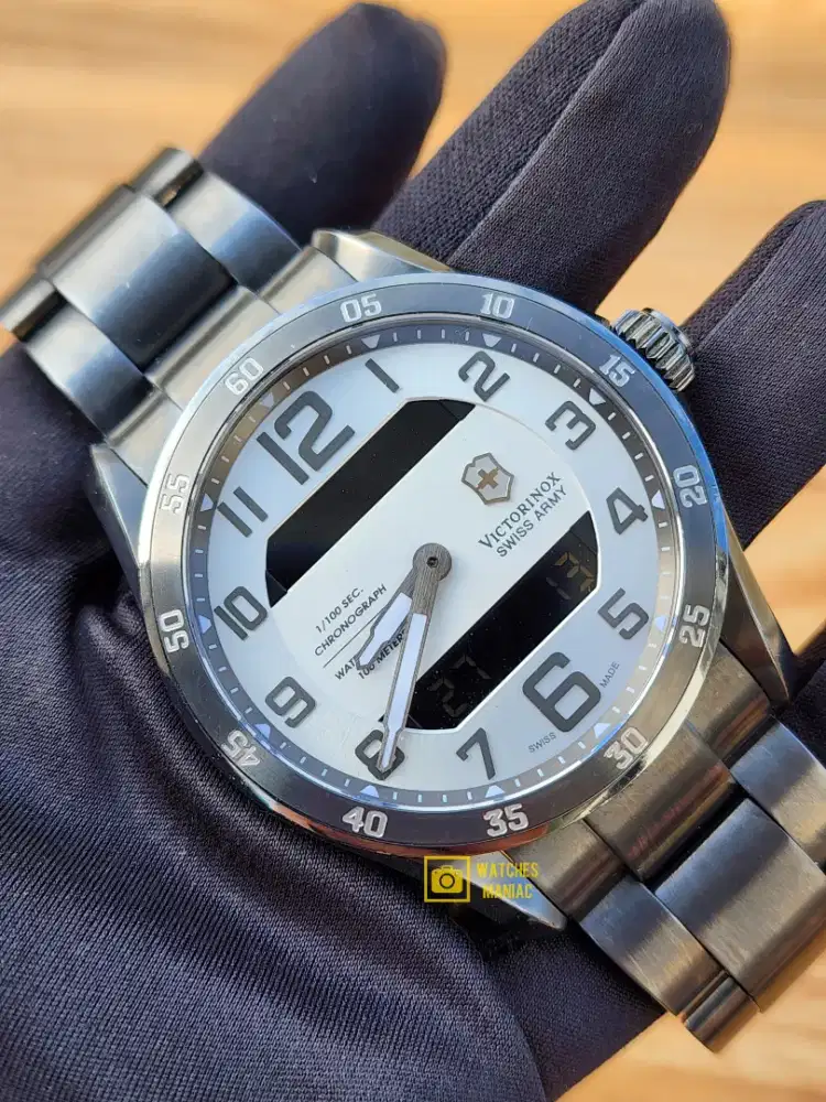 Jam Tangan Rare Original Victorinox Chrono Classic XLS MT Swis Fullset